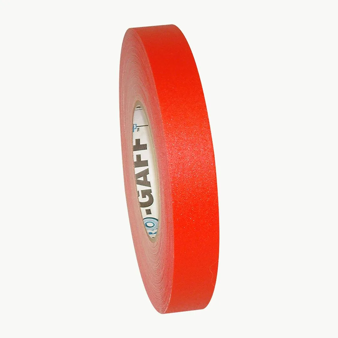 Red matte cloth gaffer tape roll 1 inch by 55 yards