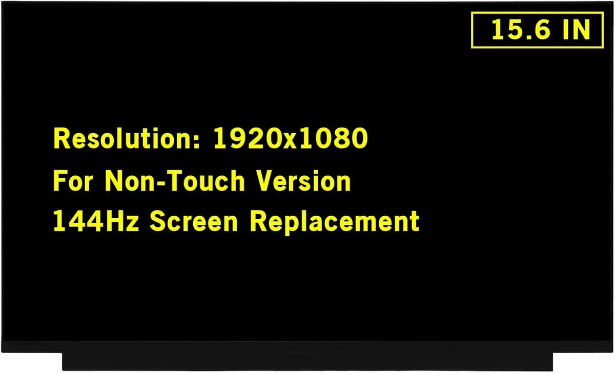 NUOLAISUN NUOLAISUN 15.6" laptop screen 1920x1080 IPS 144Hz 40Pin for ASUS TUF F15 FX506 — product photo