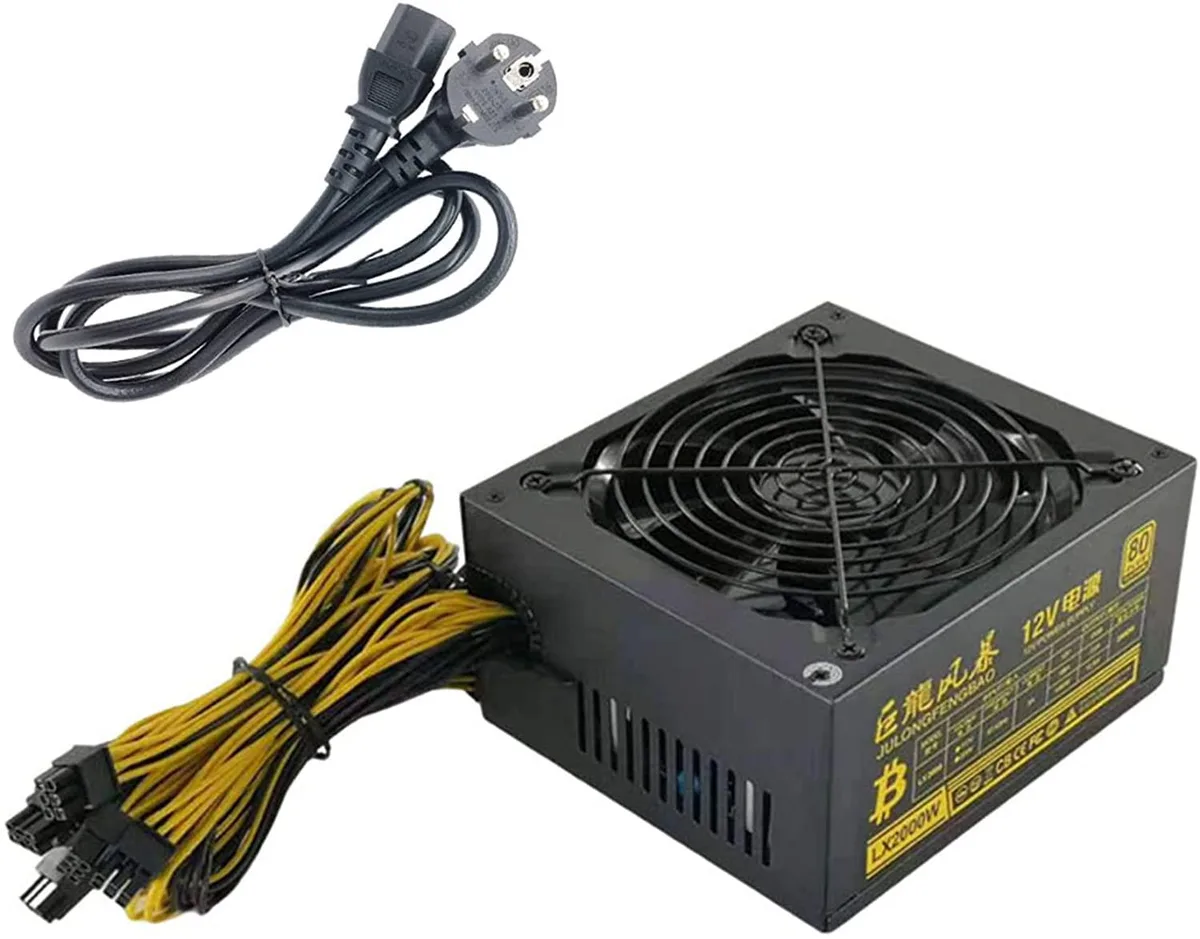 myVolts myVolts 2000W ATX Power Supply 180-264V Modular 6/8 GPU — product photo