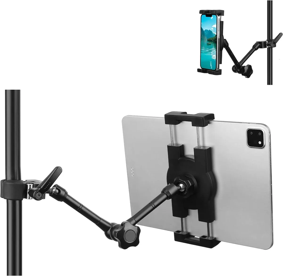 MCHOSE MCHOSE Tablet Mount 10 inch Arm 4.7-12.9 inch 360° Adjustable — product photo