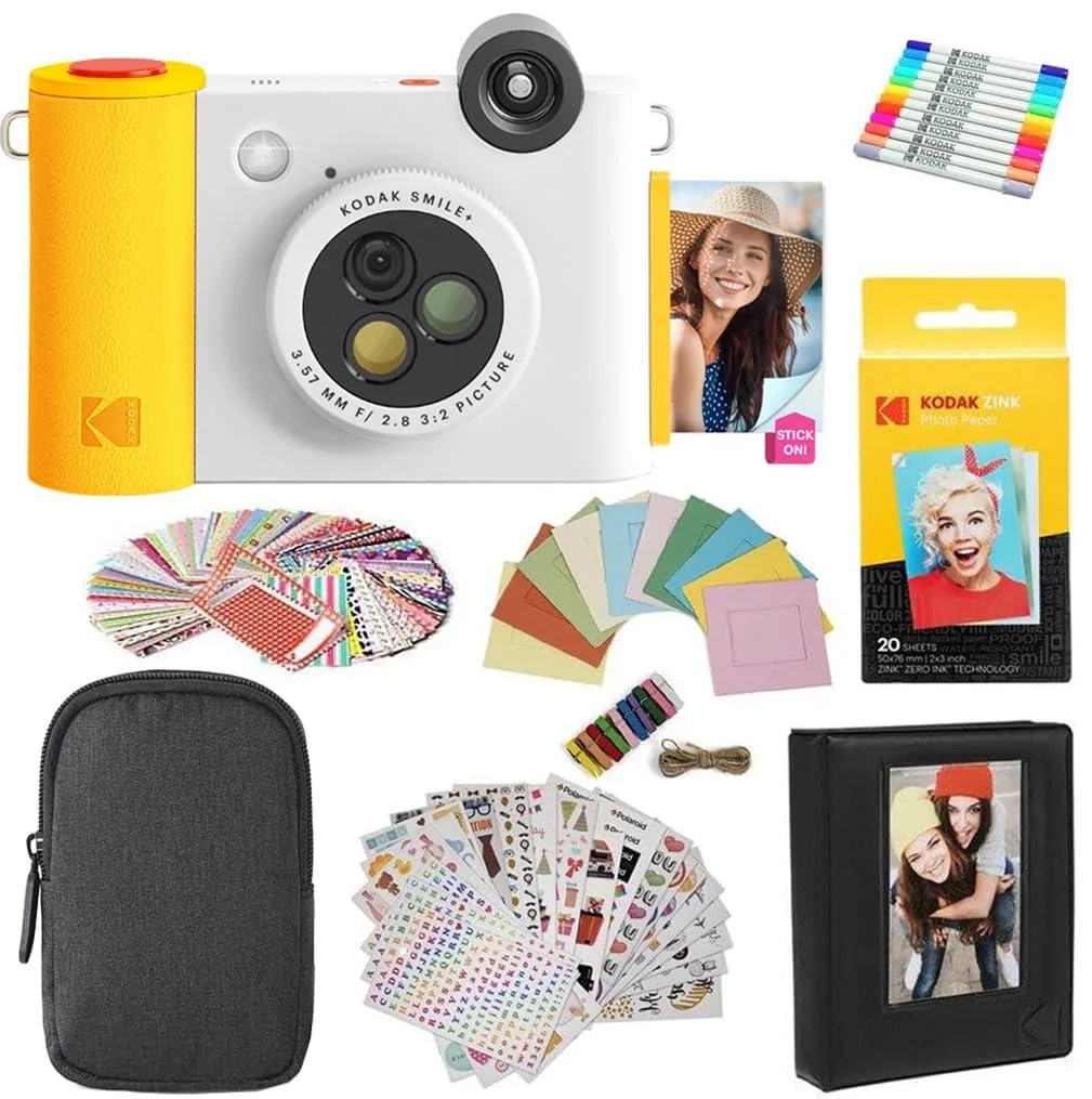 Kodak Kodak Smile+ 2-in-1 Instant Camera Bundle White — product photo