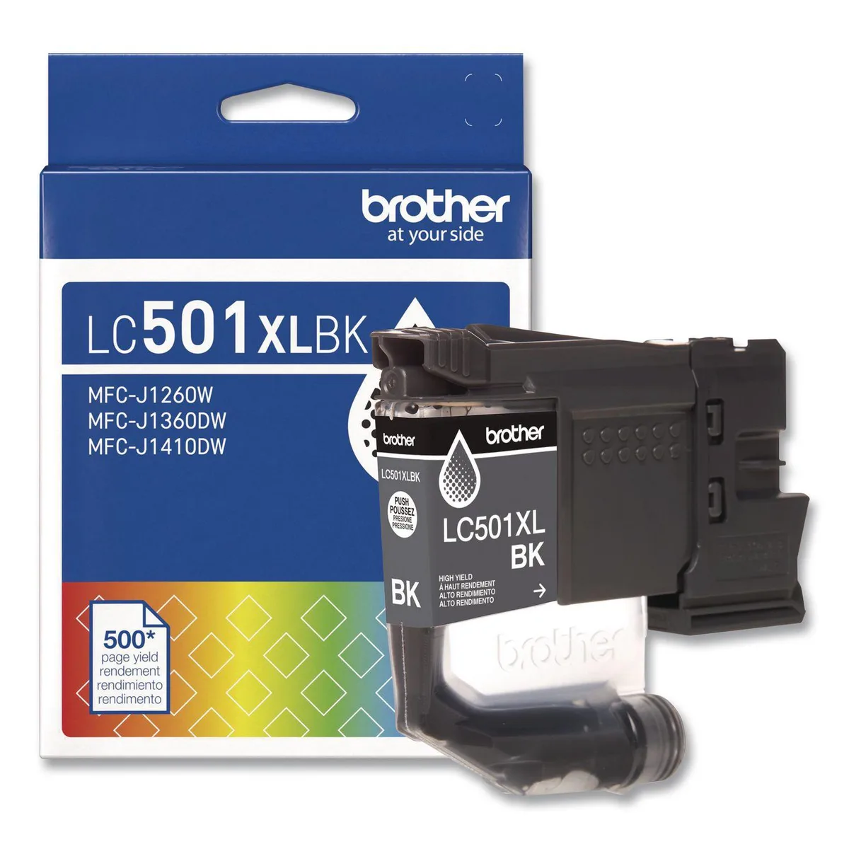 Brother Brother LC501XLBK High Yield Black Ink Cartridge — product photo