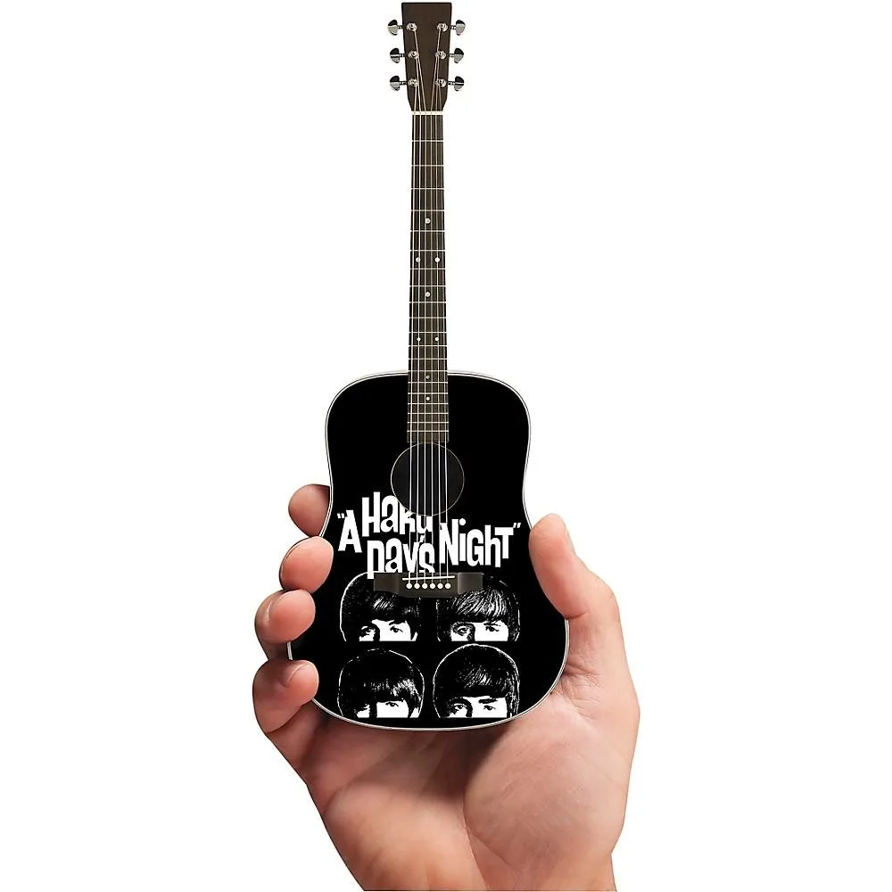 Axe Heaven Axe Heaven A Hard Days Night Fab Four Tribute Miniature Acoustic Guitar Replica Accessory — product photo