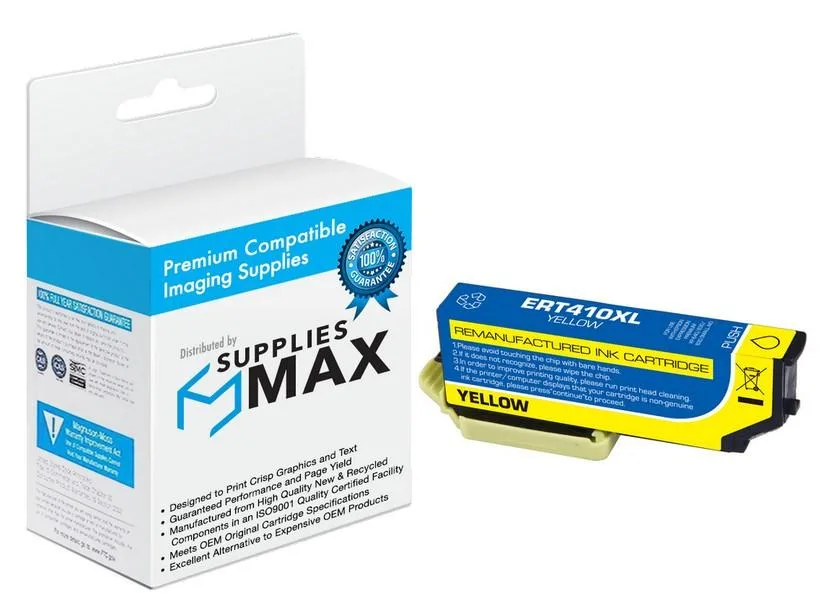 SuppliesMax SuppliesMax Epson T410XL420 Yellow Inkjet Cartridge 650 Pages — product photo