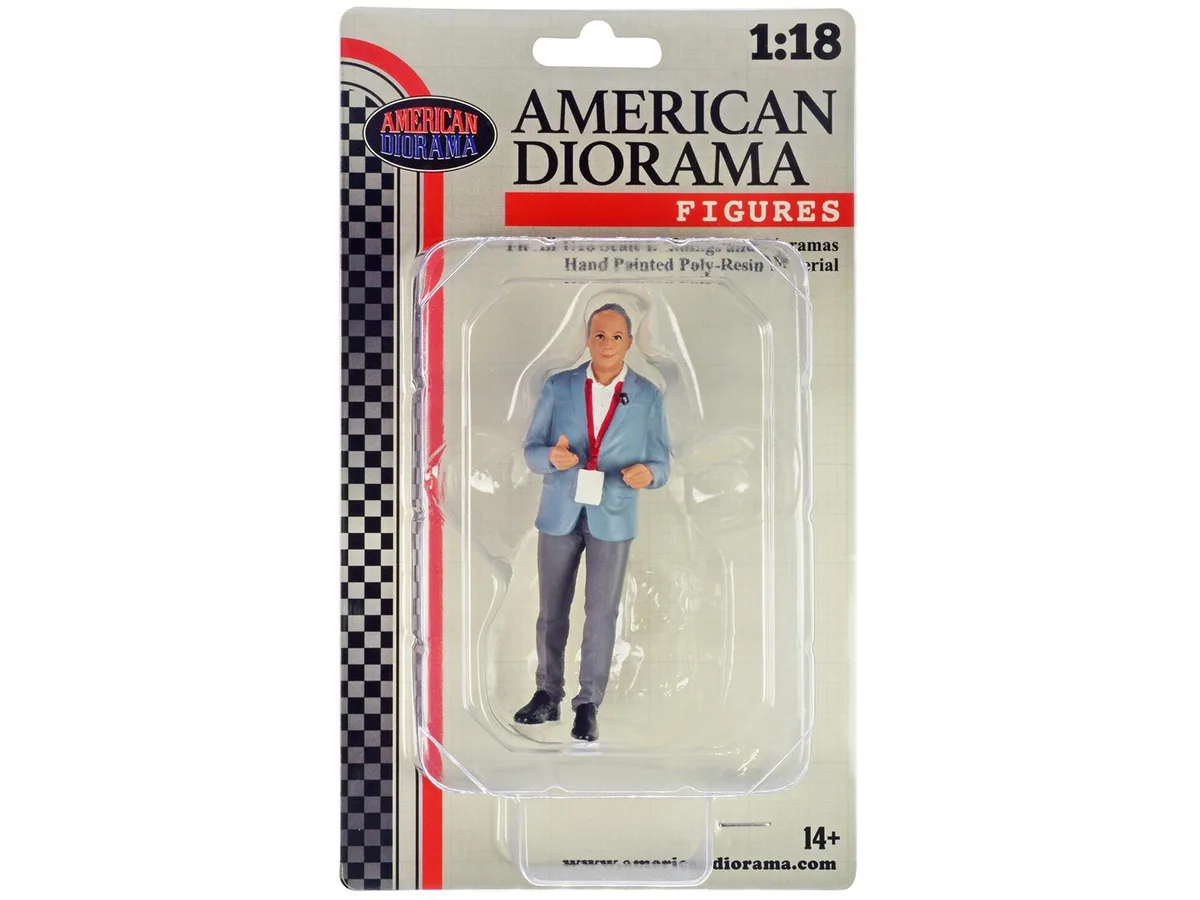American Diorama American Diorama "On-Air" Figure 2 1/18 hobby collectible — product photo
