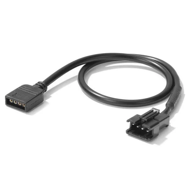 Hetai Tech Hetai Tech 5V 3 Pin / 12V 4 Pin 30cm RGB Adapter 4P female — product photo