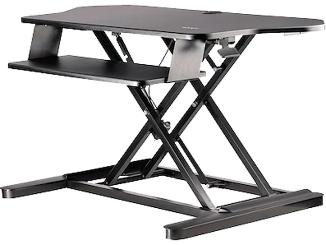 STARTECH STARTECH ARMSTSCORNR 35.7x20.9in Corner Sit-Stand Desk Converter — product photo