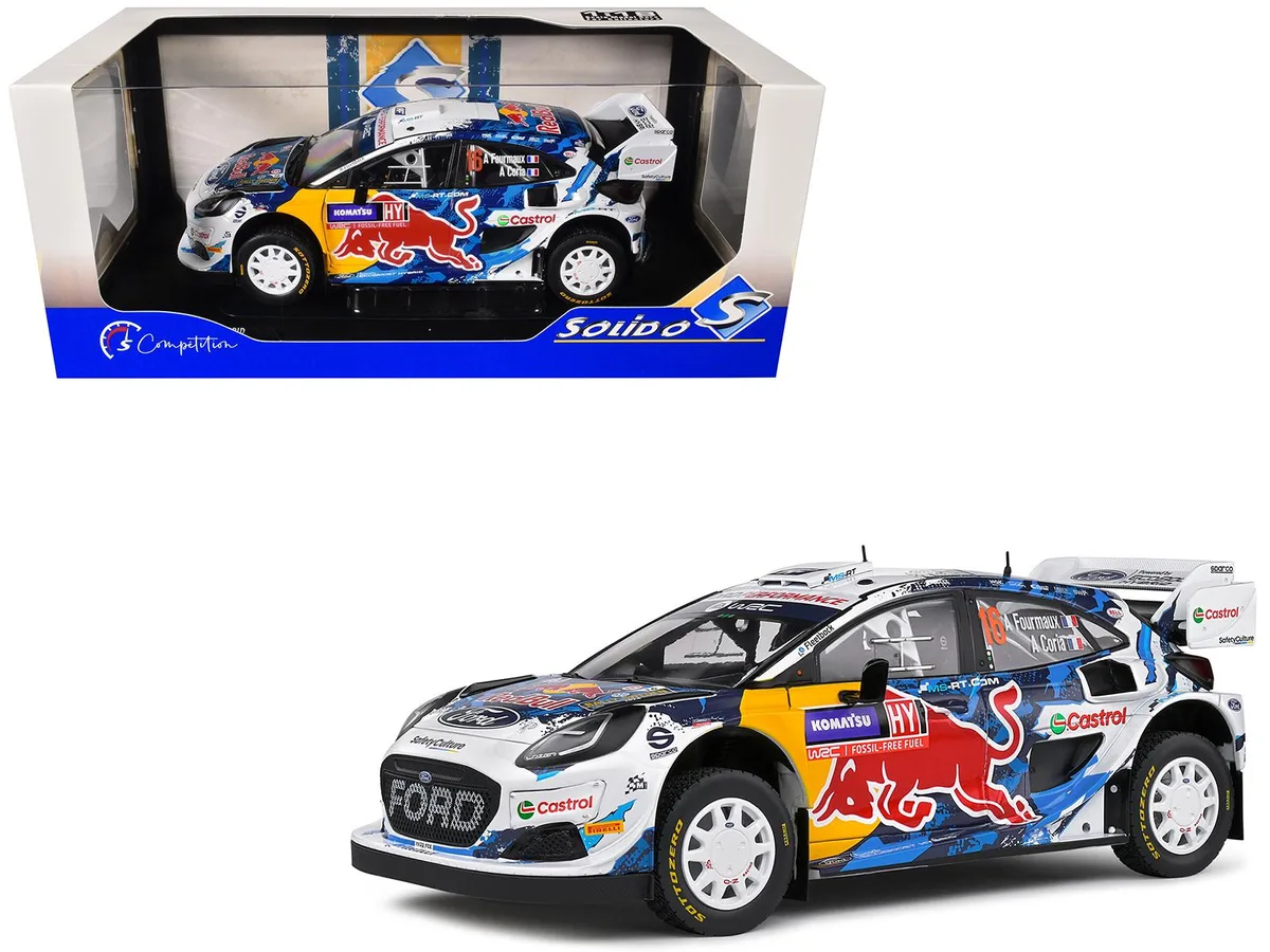 Solido Solido Ford Puma Rally1 Hybrid #16 3rd Place Rally Sweden 2024 Competition 1/18 hobby collectible — product photo