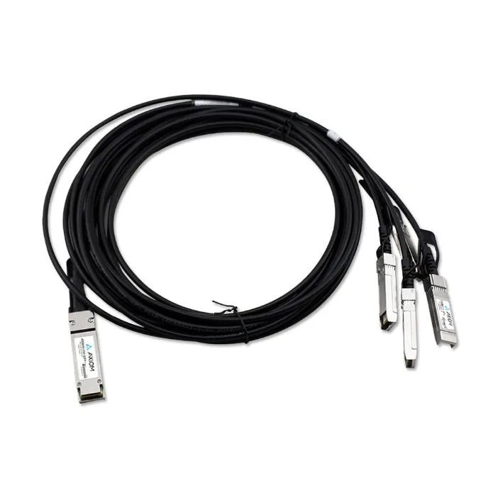 Axiom Axiom QSFP-4SFP10G-CU4M-AX 40Gbps QSFP+ to 4x 10Gbps SFP+ 4m fibre optic cable — product photo