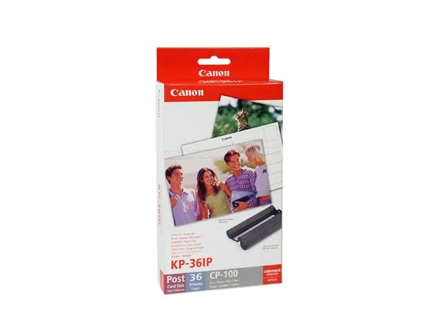 Canon Canon 7737A001 KP-36IP Ink Cartridges (Genuine Brands) 36 Sheets 100x148 mm — product photo