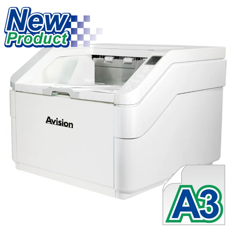 Avision Avision AD8130zN document scanner 130ppm 500 ADF A3 — product photo
