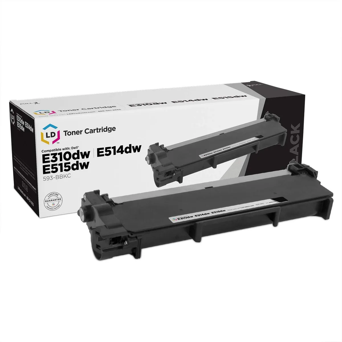 LD Products LD Products Compatible Toner Cartridge for Dell 593-BBKC CVXGF (Single Black) — product photo