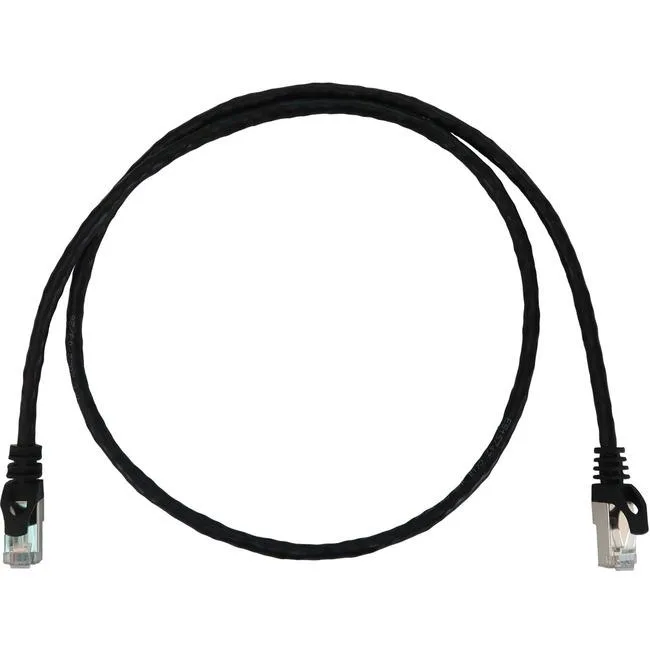 Tripp Lite Tripp Lite N262-S03-BK Cat6a 10G shielded slim network ethernet cable 3 ft — product photo