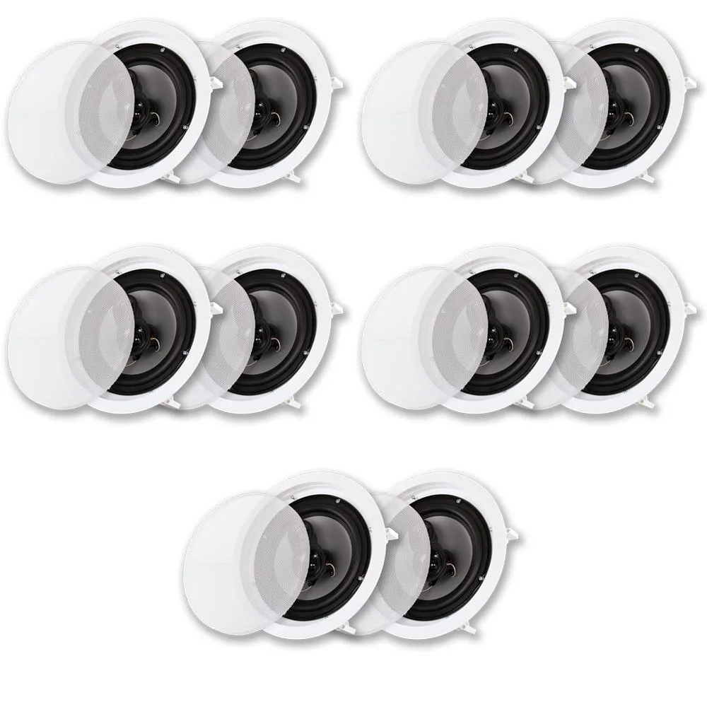 Acoustic Audio Acoustic Audio CS-IC83-5PR 8" 3-Way In-Ceiling Speakers 5-Pair Pack — product photo