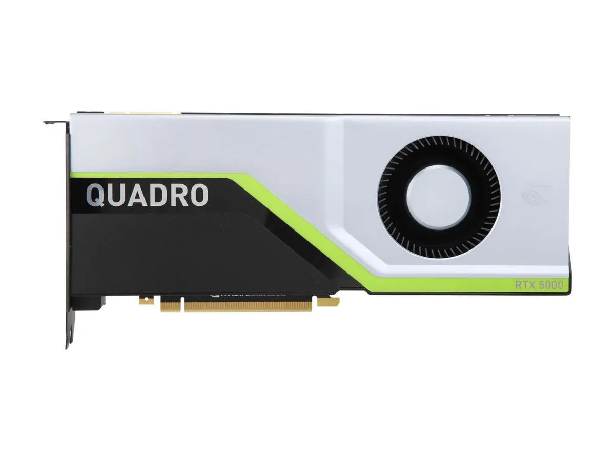 PNY Technologies, Inc. PNY Technologies, Inc. Quadro RTX 5000 16GB GDDR6 workstation graphics card — product photo