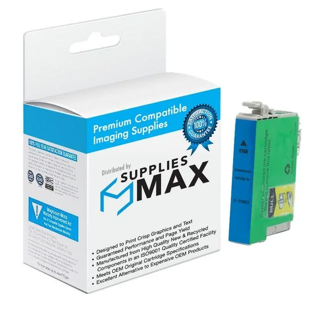 SuppliesMax SuppliesMax T088220 Cyan Inkjet Cartridge 165 Pages — product photo