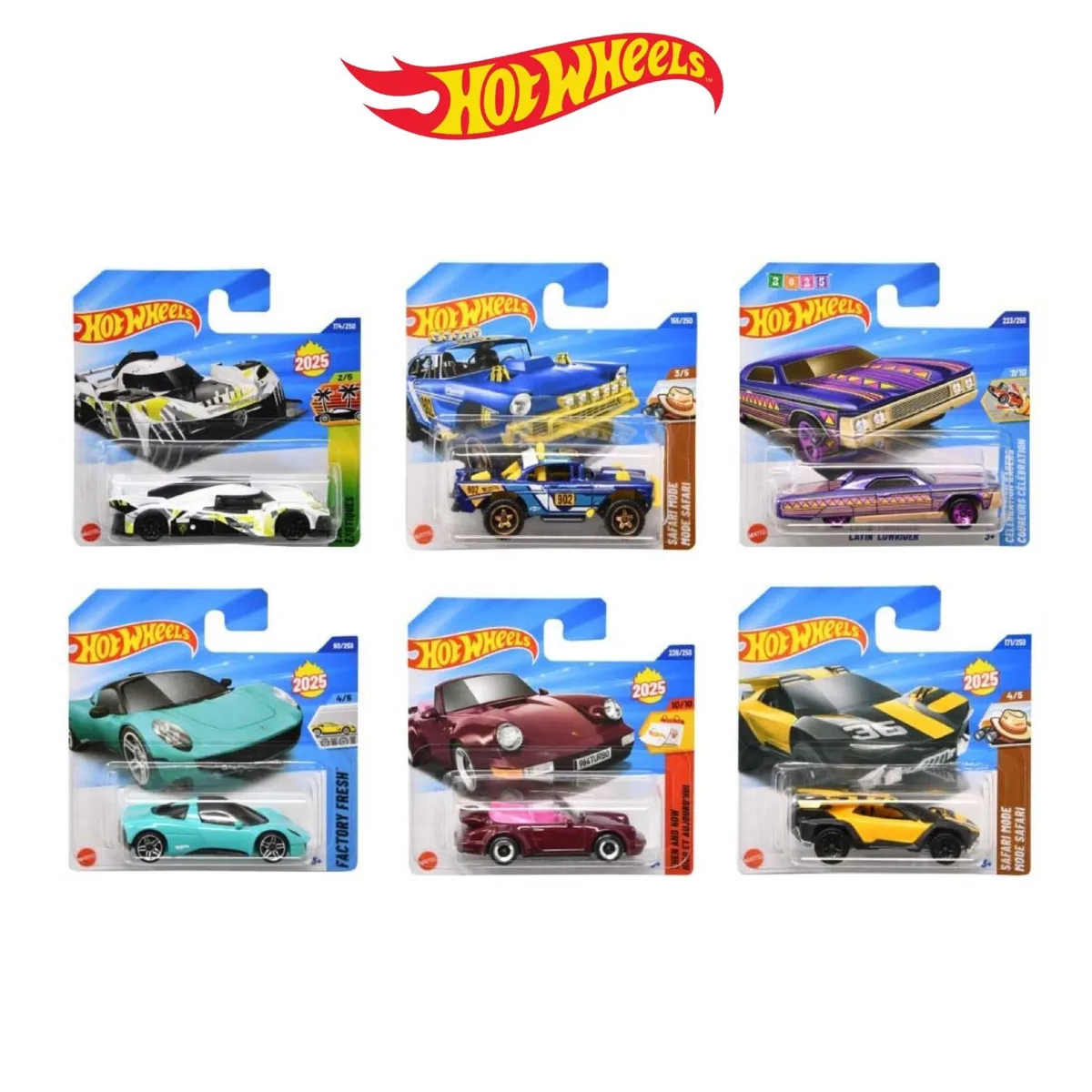 Mattel Mattel Hot Wheels 1:64 Scale 6 Vehicle Mystery Assortment — product photo