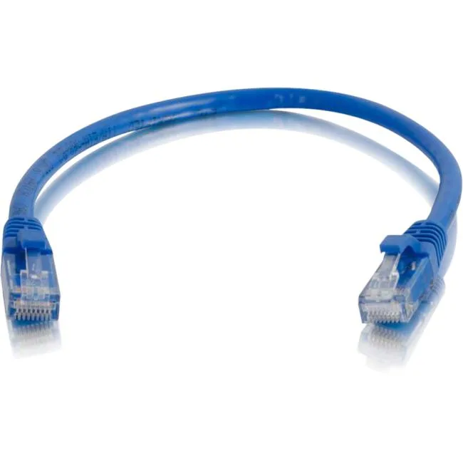 Cables To Go Cables To Go 00974 Category 6a network ethernet cable Blue 6 Inches — product photo