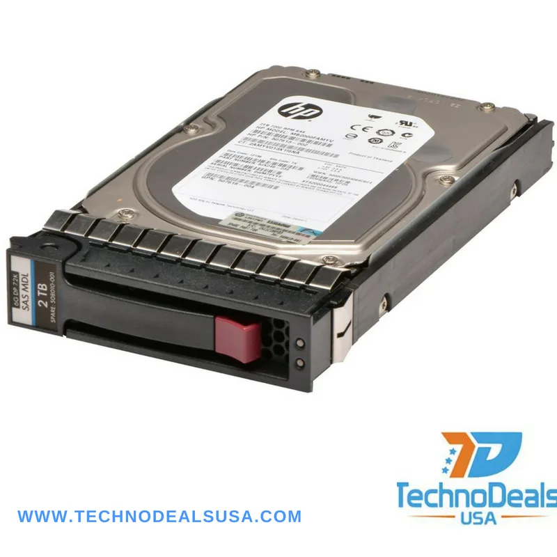 HPE HPE 507616-B21 2 TB 3.5" 7200 RPM SAS internal hard drive — product photo