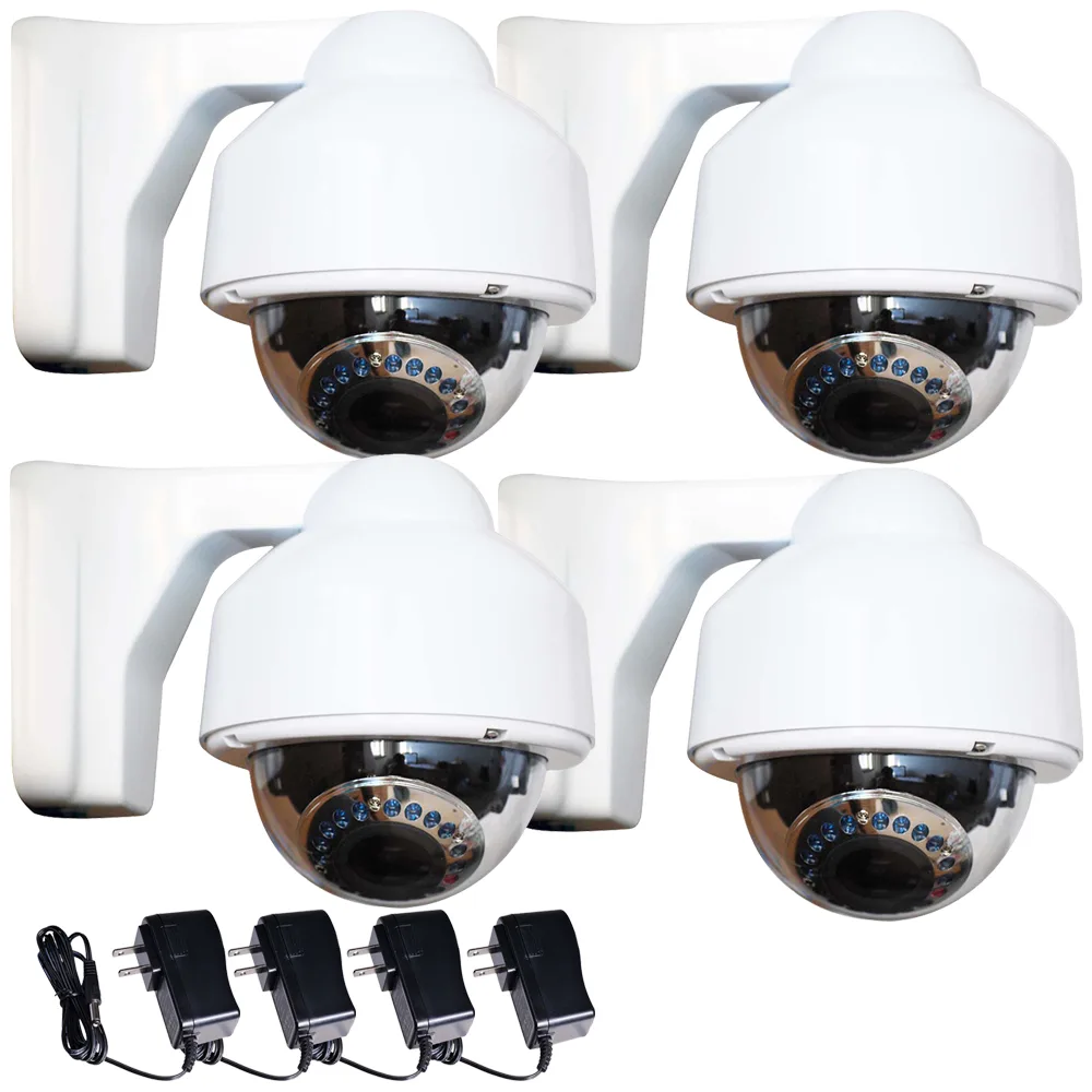VideoSecu VideoSecu DMV3IREK4-N1 4× Dome CCTV Camera 3.5-8mm 700TVL 17 IR — product photo