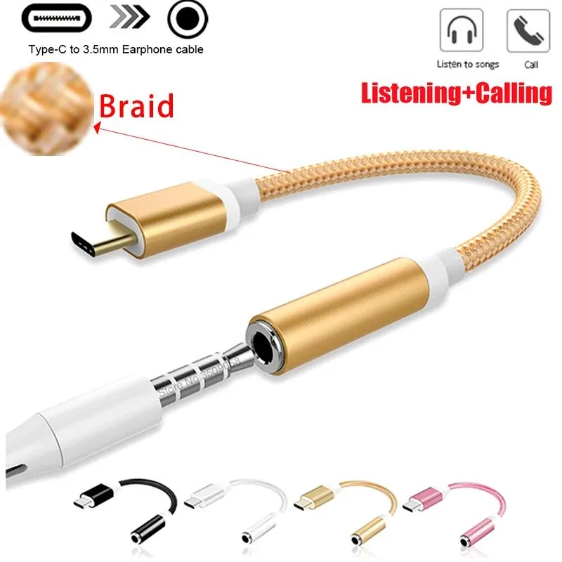 Hetai Tech Hetai Tech USB-C to 3.5mm audio adapter cable — product photo