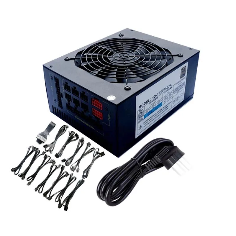 KHACHIMO KHACHIMO HQ-1650W-02A Mining Power Supply 1650W 6-8 Card ATX Server — product photo