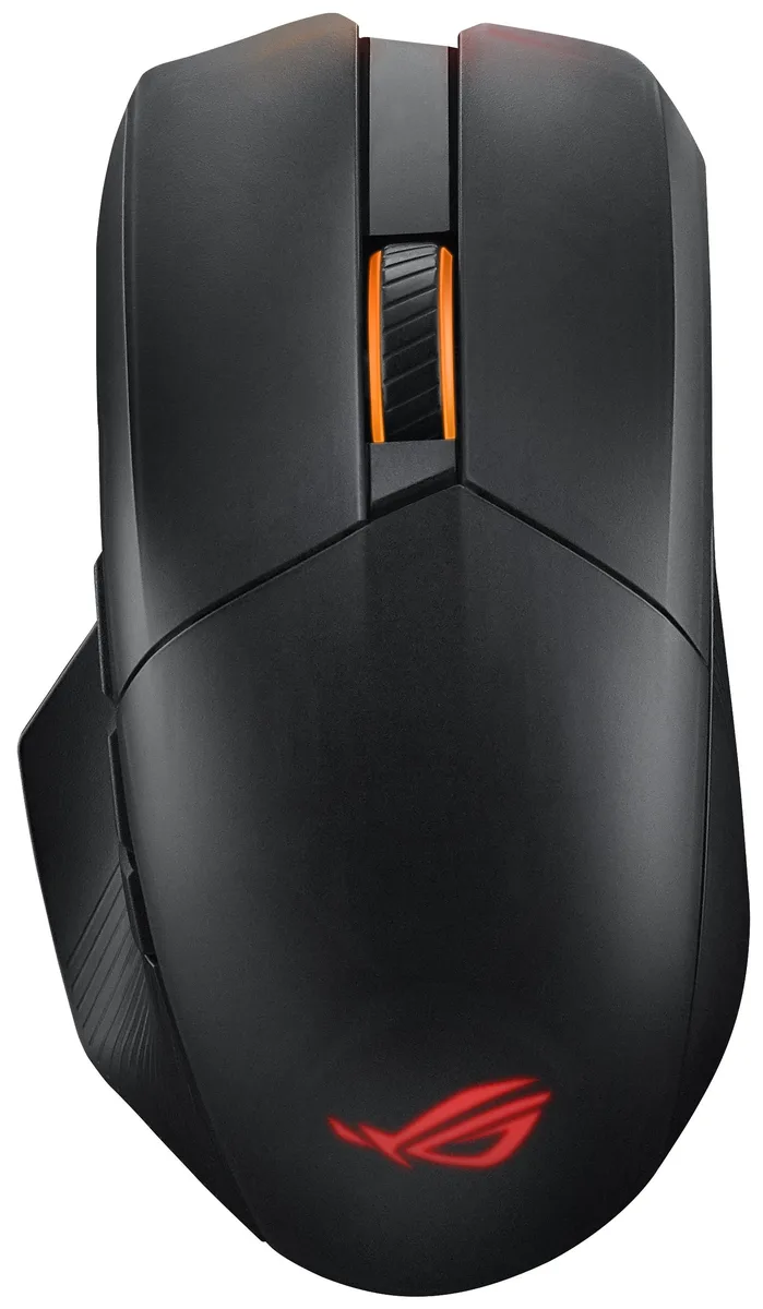 ASUS ASUS ROG Chakram X Gaming Mouse 36000 DPI 8000 Hz Polling Detachable Joystick Qi Charging Black — product photo