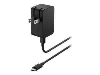 Black rectangular Microsoft USB-C UPS unit with matte finish