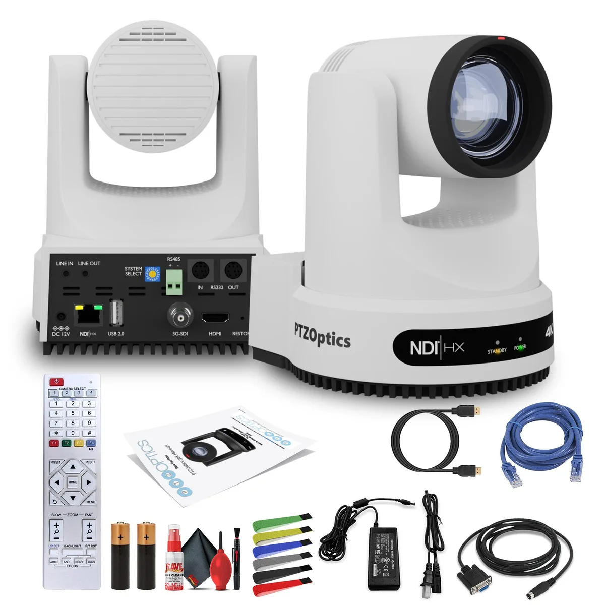 PTZOptics PTZOptics Move 4K PTZ Camera 12x Optical Zoom White network camera — product photo