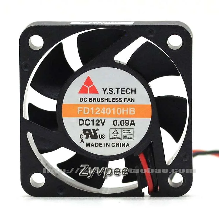 Zyvpee Zyvpee FD124010HB 40x10mm 12V 0.09A 2-pin ball-bearing case fan — product photo