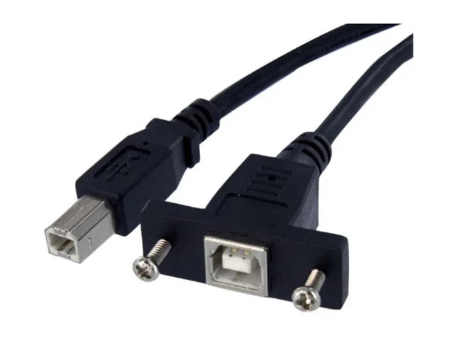 STARTECH STARTECH USBPNLBFBM1 Panel Mount USB 2.0 Cable B to B F/M — product photo