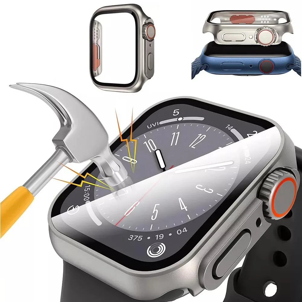 iClover iClover Ultra Look Half Cover Case Screen Protector 44mm Titanium Gold — product photo