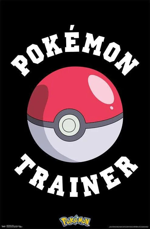 Pokemon Trainer poster print 22 by 34 inches on heavy paper