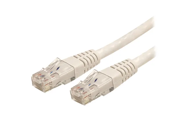 STARTECH STARTECH C6PATCH7WH DUP network ethernet cable Cat 6 7 ft White 24 AWG 500 MHz — product photo