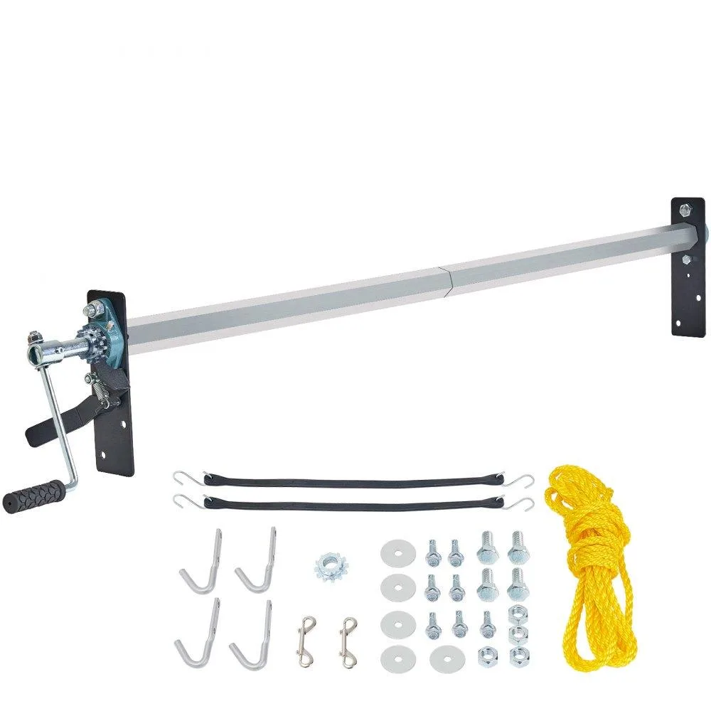 VEVOR VEVOR Hand Crank Tarp Roller Kit 64-104 in Aluminum Alloy 7 in Handle — product photo