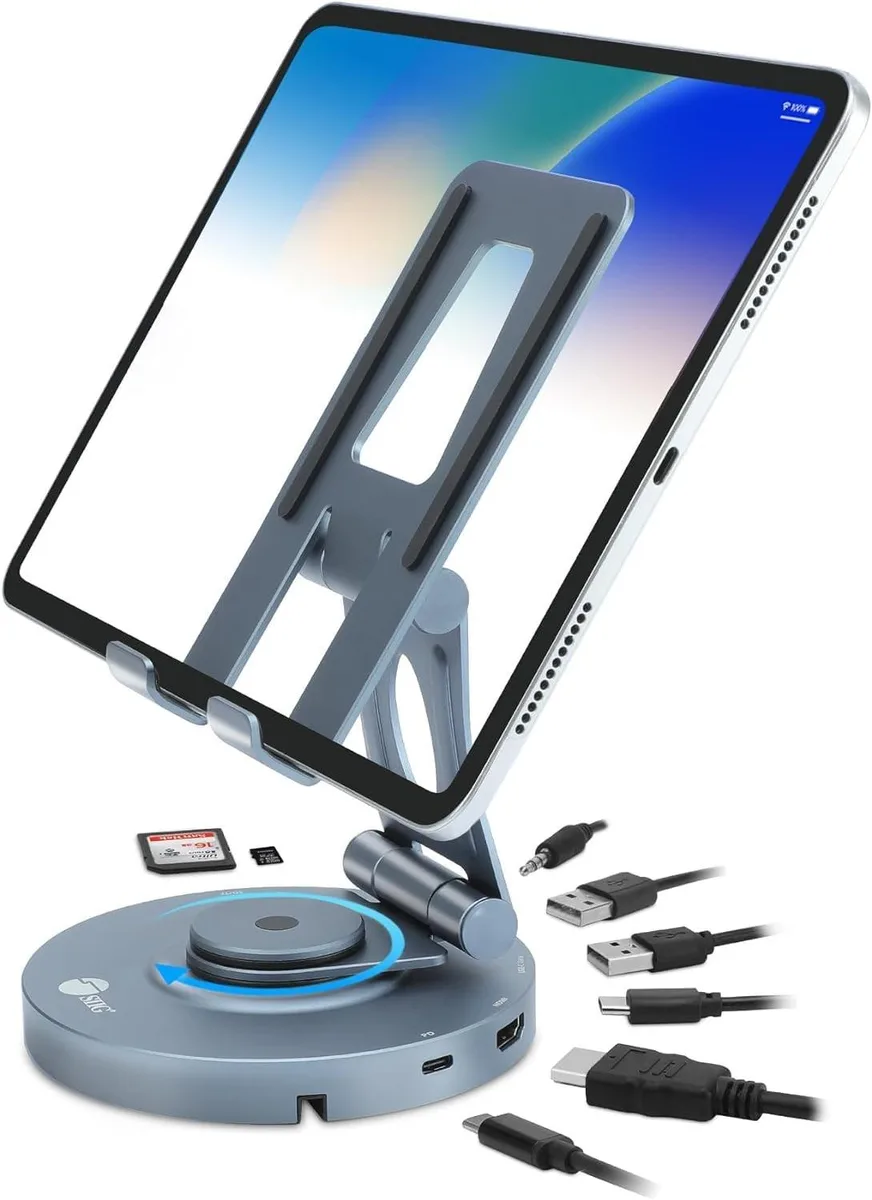 SIIG, Inc SIIG, Inc USB-C Hub Stand 4K 60Hz HDMI PD 88W 2 in 1 accessory — product photo