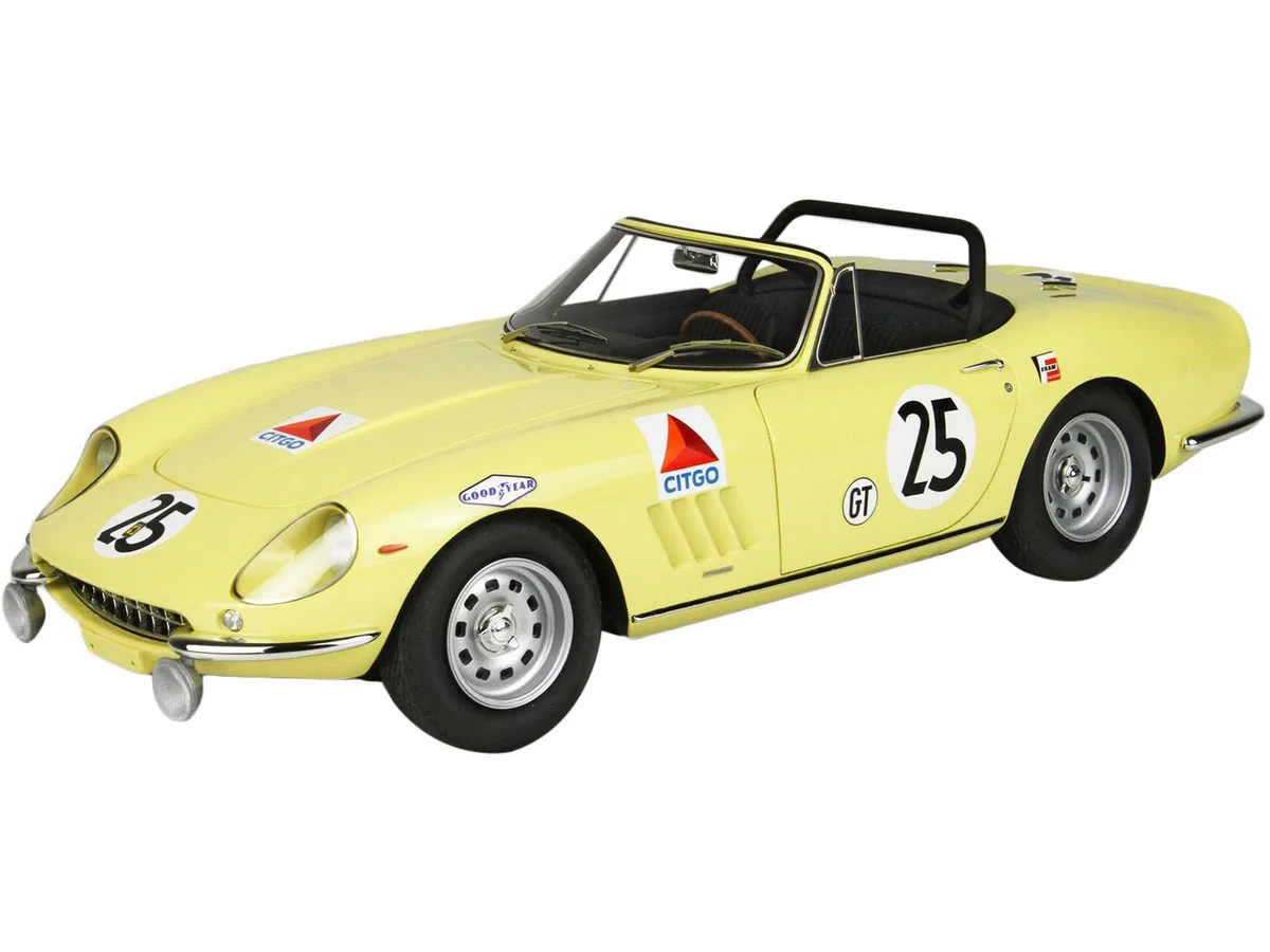 BBR BBR Ferrari 275 GTS/4 #25 NART Sebring 1967 1/18 Limited 200 with Display Case — product photo