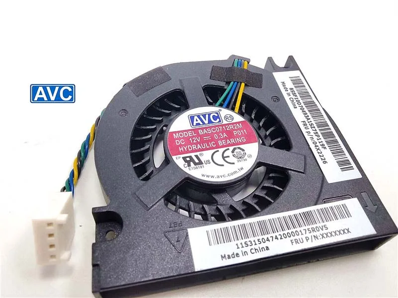 Zyvpee Zyvpee BASC0712R2M 12V .3A 4-pin PWM turbine blower case fan — product photo