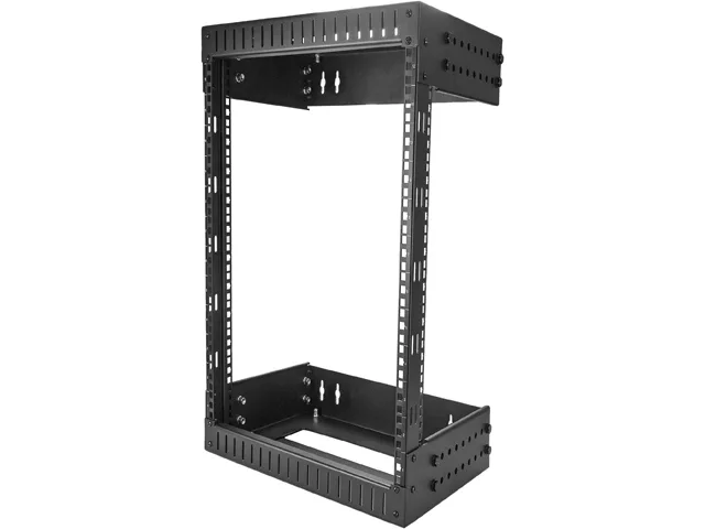 STARTECH STARTECH RK12WALLOA 12U Wall Mount Server Rack 12-20in Adjustable Depth Open Frame — product photo