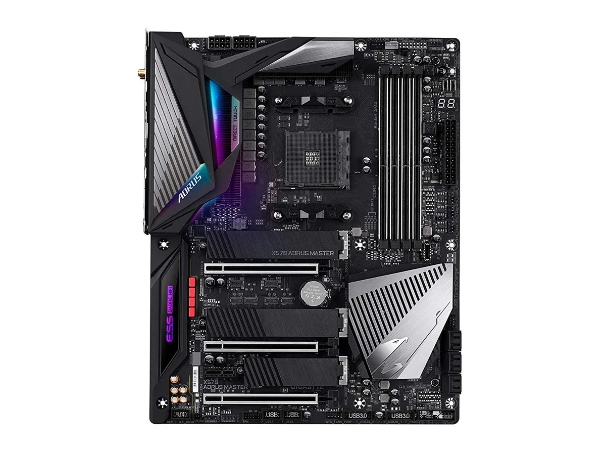 GIGABYTE GIGABYTE X570 AORUS MASTER AMD motherboard — product photo