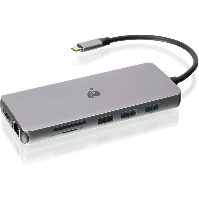 IOGEAR IOGEAR GUD3C4K3P Docking Station 11 Ports 4.5 in x 2.0 in x .55 in — product photo