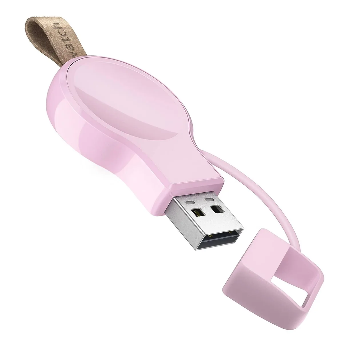 NEWDERY XDL-WA04S USB Charger for Apple Watch Pink — product photo
