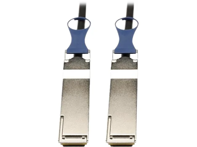 Tripp Lite Tripp Lite N282-05M-BK network ethernet cable 16.40 ft QSFP+ black — product photo