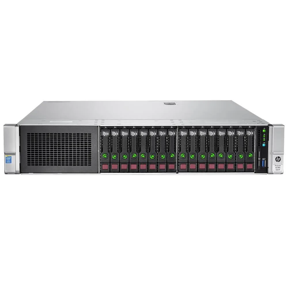 HP HP ProLiant DL380 Gen9 16B SFF 2× Xeon E5-2630v3 2.4GHz 16GB 2×1TB SAS P440 4GB FBWC — product photo