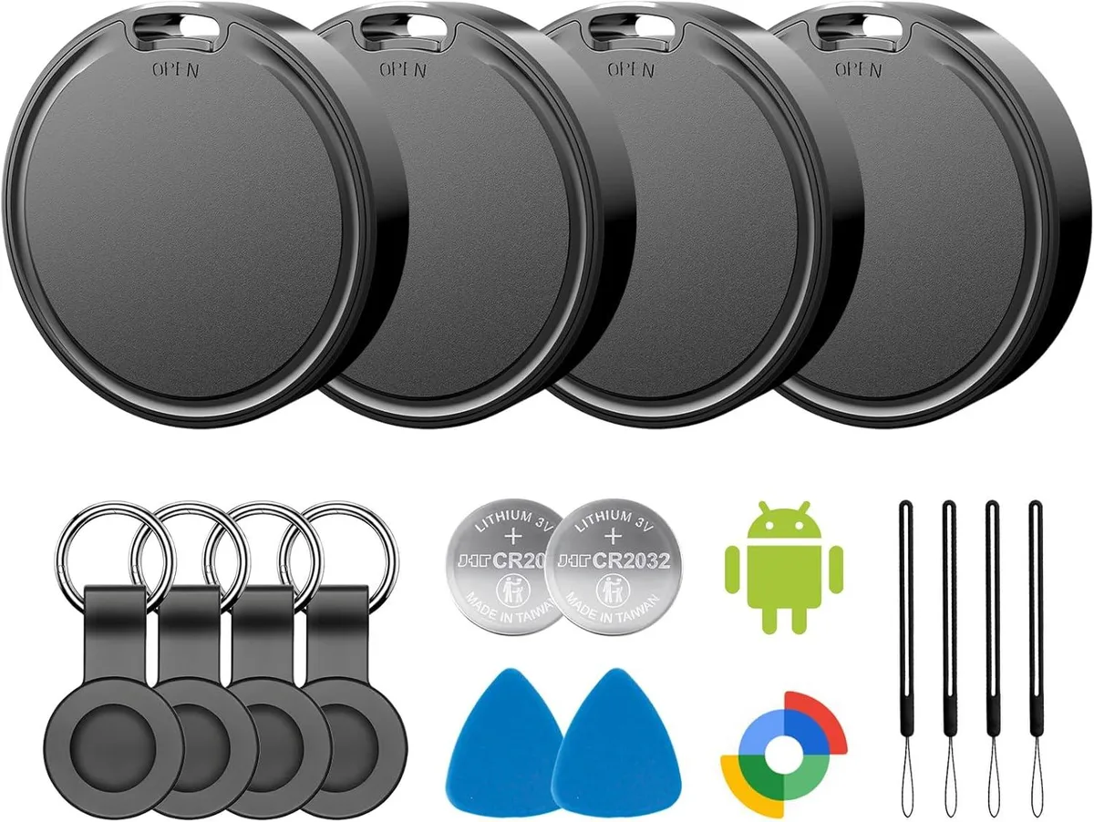 BFKK BFKK Air Tracker Tags 4 Pack Android IP65 85dB 2 Year Battery — product photo