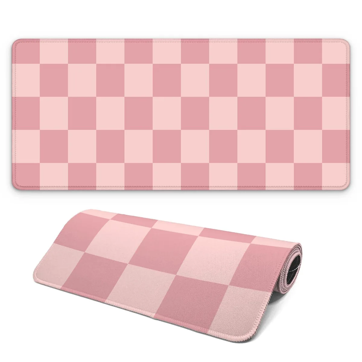  Keychron CBLMP Mouse Pad 31.5 x 11.8 inches Pink Checkered — product photo