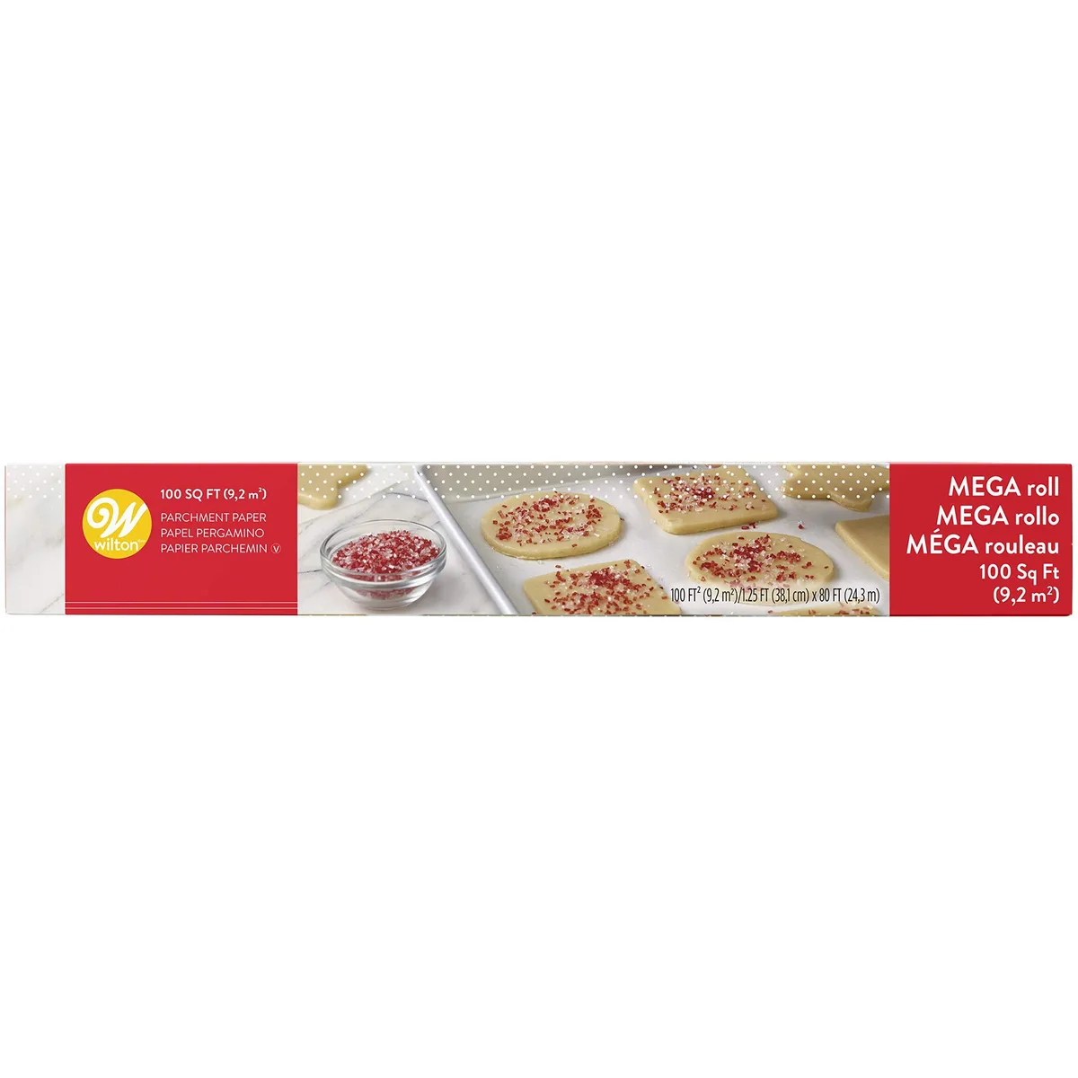 Wilton parchment paper mega roll 100 sq ft in cardboard box