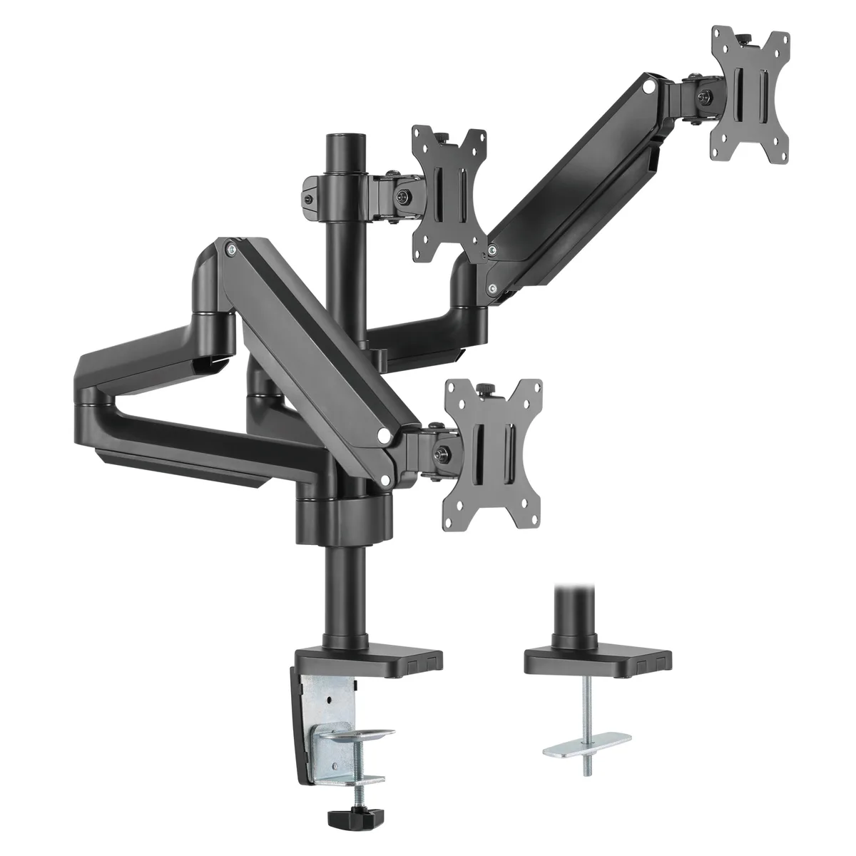 Mount-It Mount-It MI-4753B Triple Monitor Mount Gas Spring 27" Black — product photo