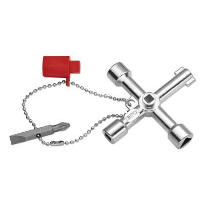 Knipex 00 11 03 strap wrench with T-handle, zinc finish