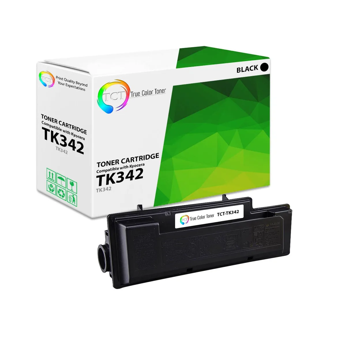 True Color Toner True Color Toner TK342 Black Toner Cartridge 12000 Pages — product photo